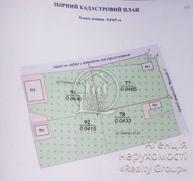 Продам дачну ділянку в центрально-міському  районі (Карачуни)